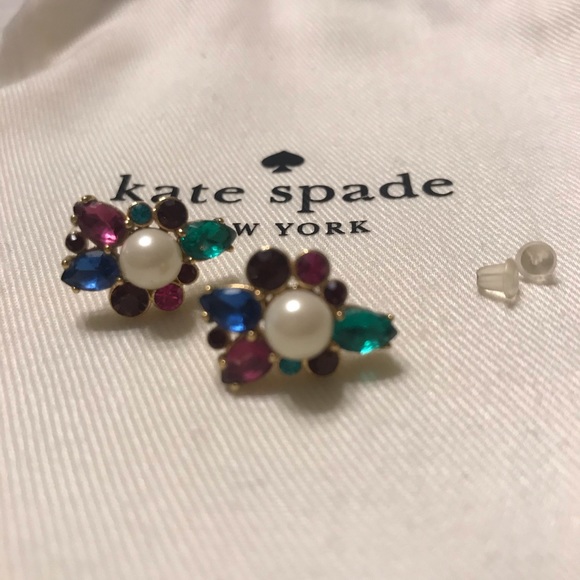 kate spade Jewelry - Kate Spade cluster earrings. With dust bag